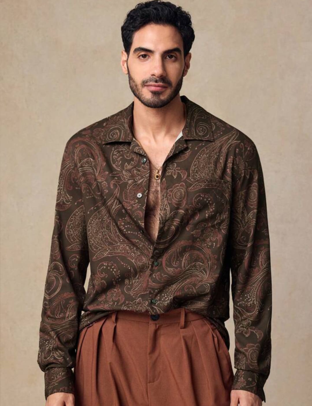 Men's Premium Paisley Printed Shirt